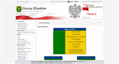 Desktop Screenshot of bip.klembow.pl